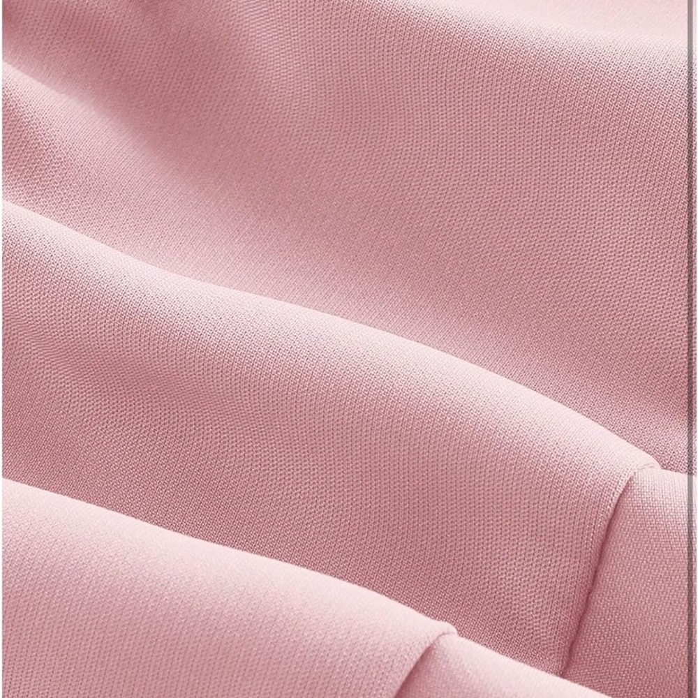 Pink Ruffled Tie-Front Top - Picture 4 of 4